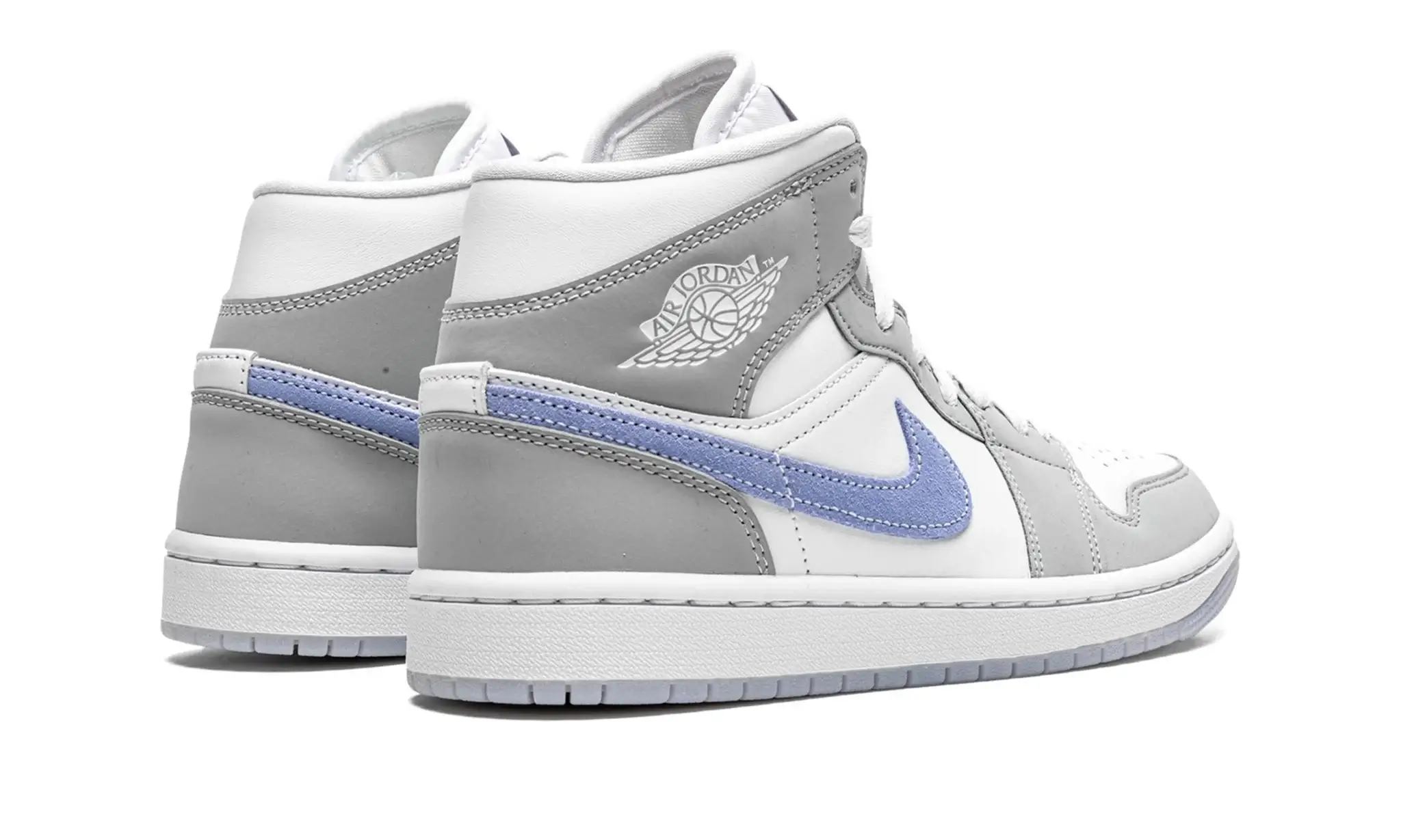 Tênis Air Jordan 1 Mid Feminino "Wolf Grey" Cinza - BQ6472-105 - Image 3