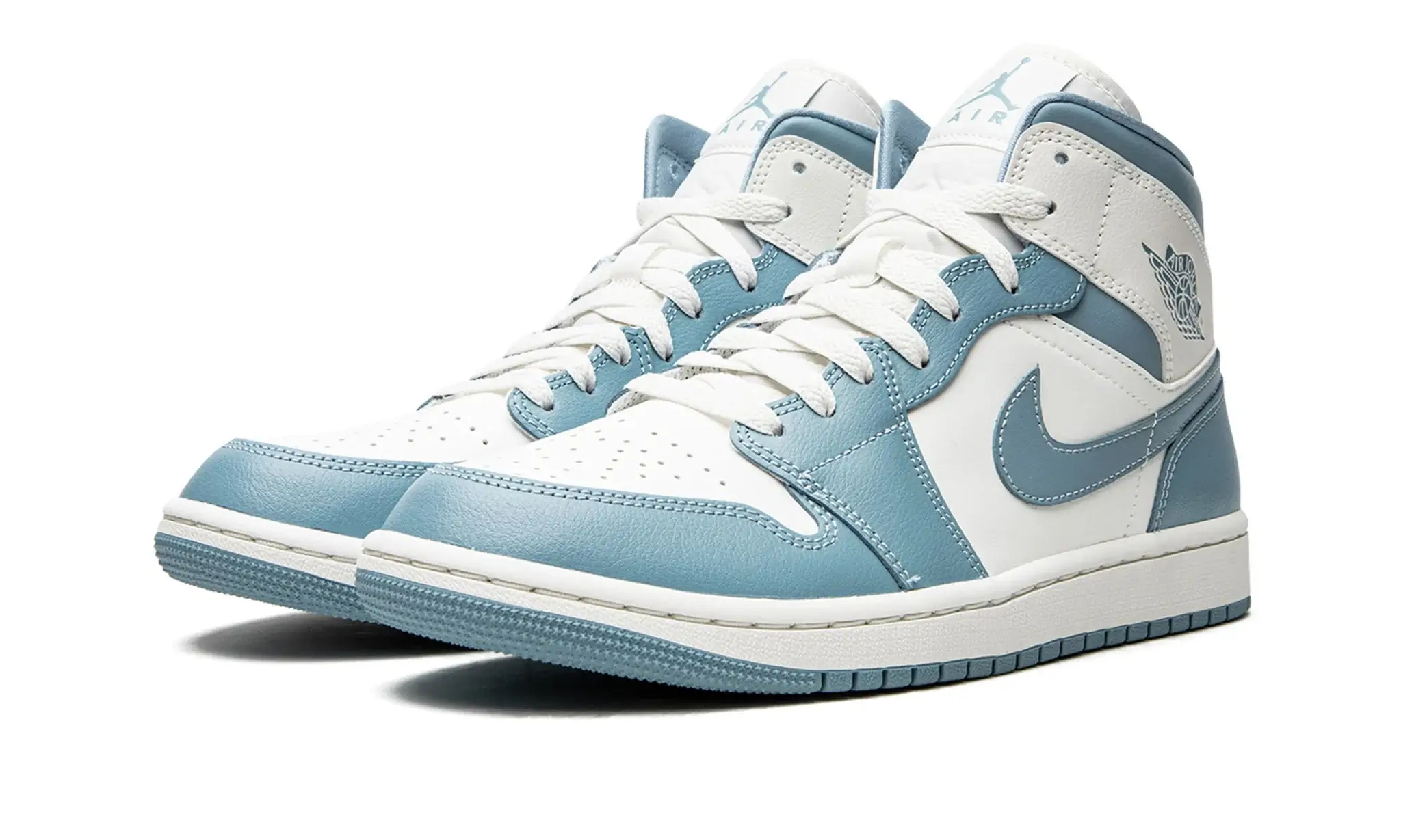 Tênis Air Jordan 1 Mid "UNC" Azul / Branco - BQ6472-141 - Image 2