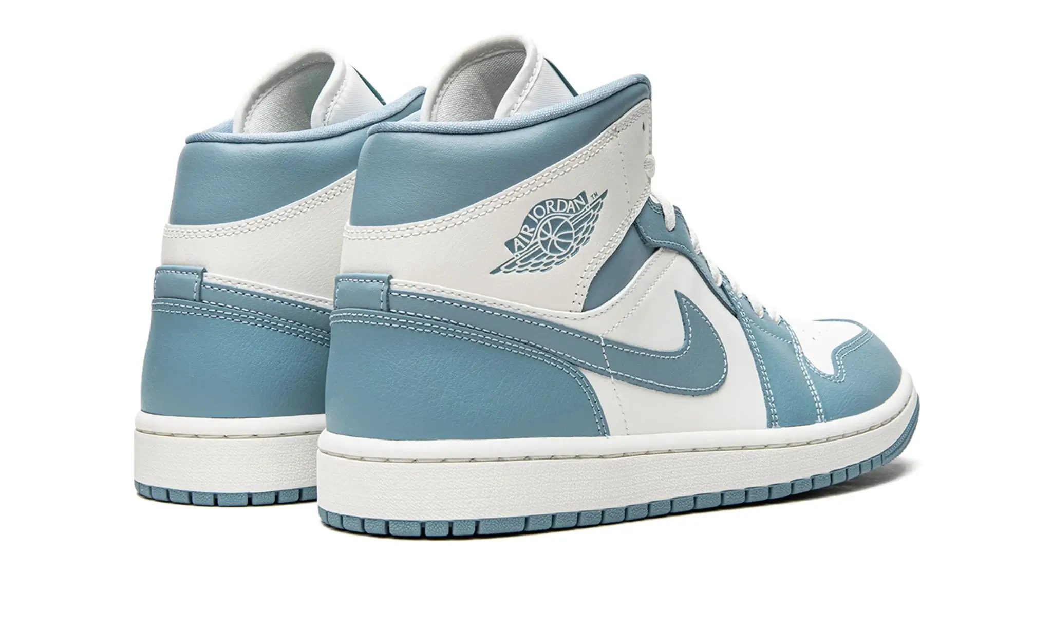 Tênis Air Jordan 1 Mid "UNC" Azul / Branco - BQ6472-141 - Image 3
