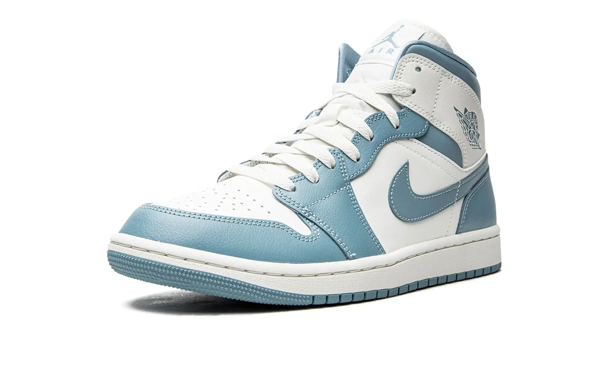 Tênis Air Jordan 1 Mid "UNC" Azul / Branco - BQ6472-141 - Image 4