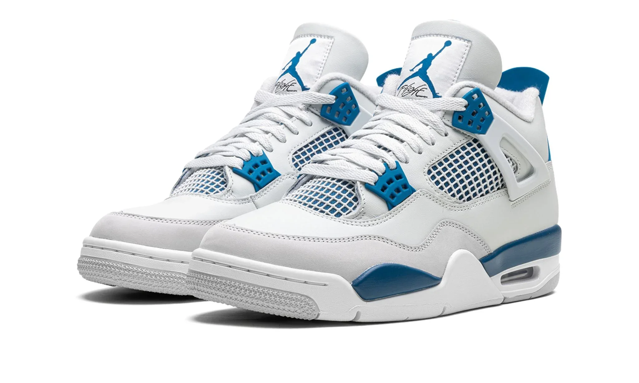 Tênis Air Jordan 4 "Military Blue" Branco / Azul - FV5029-141 - Image 2
