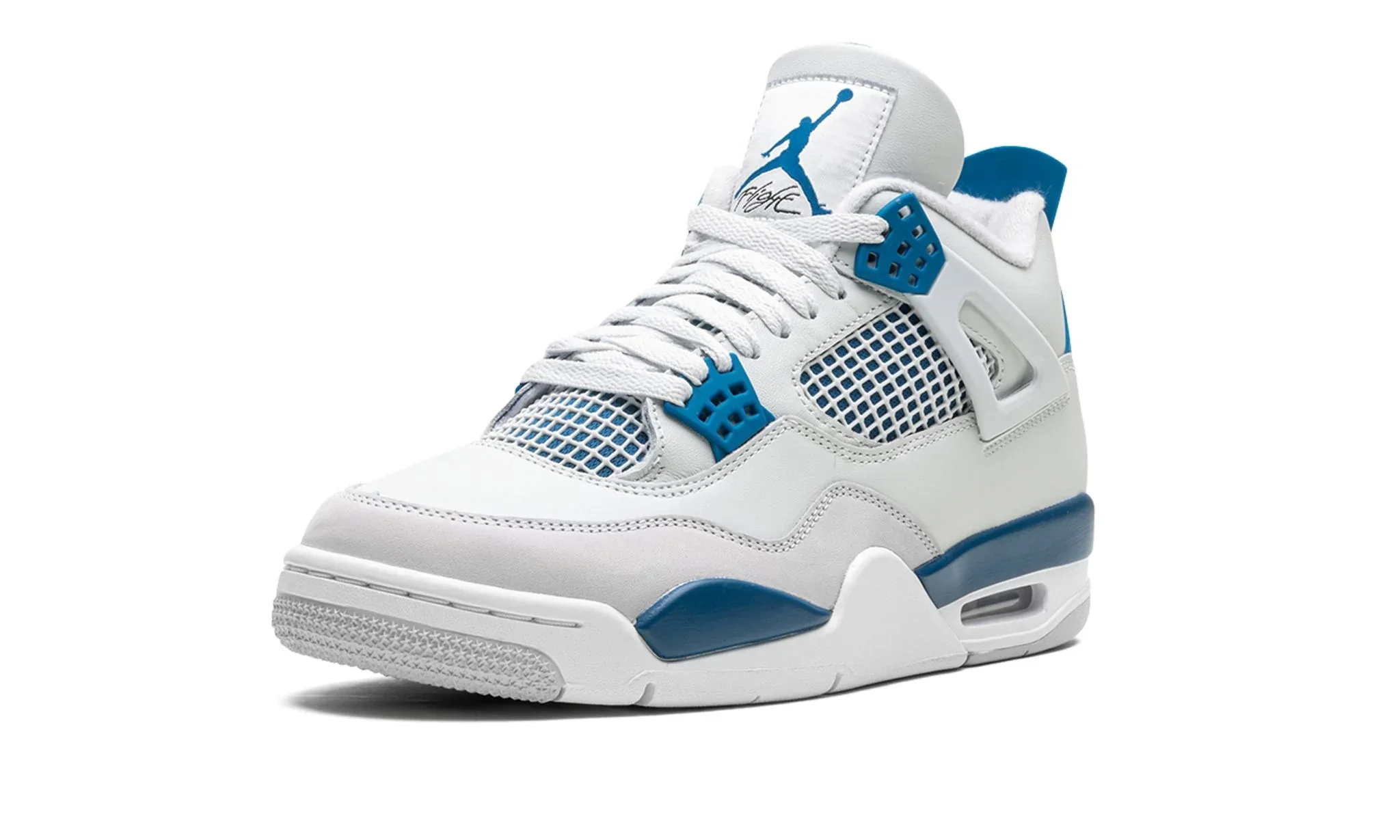 Tênis Air Jordan 4 "Military Blue" Branco / Azul - FV5029-141 - Image 4
