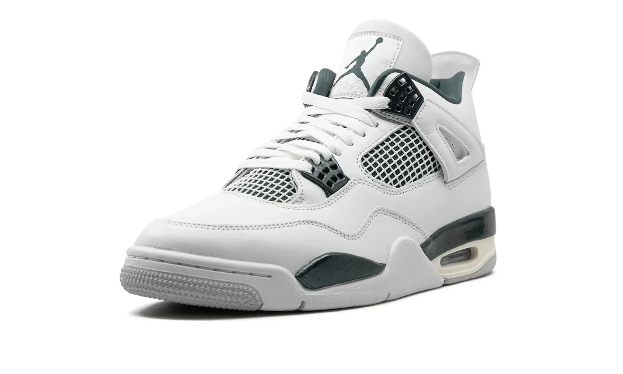 Tênis Air Jordan 4 "Oxidized Green" Branco / Verde - FQ8138-103 - Image 4