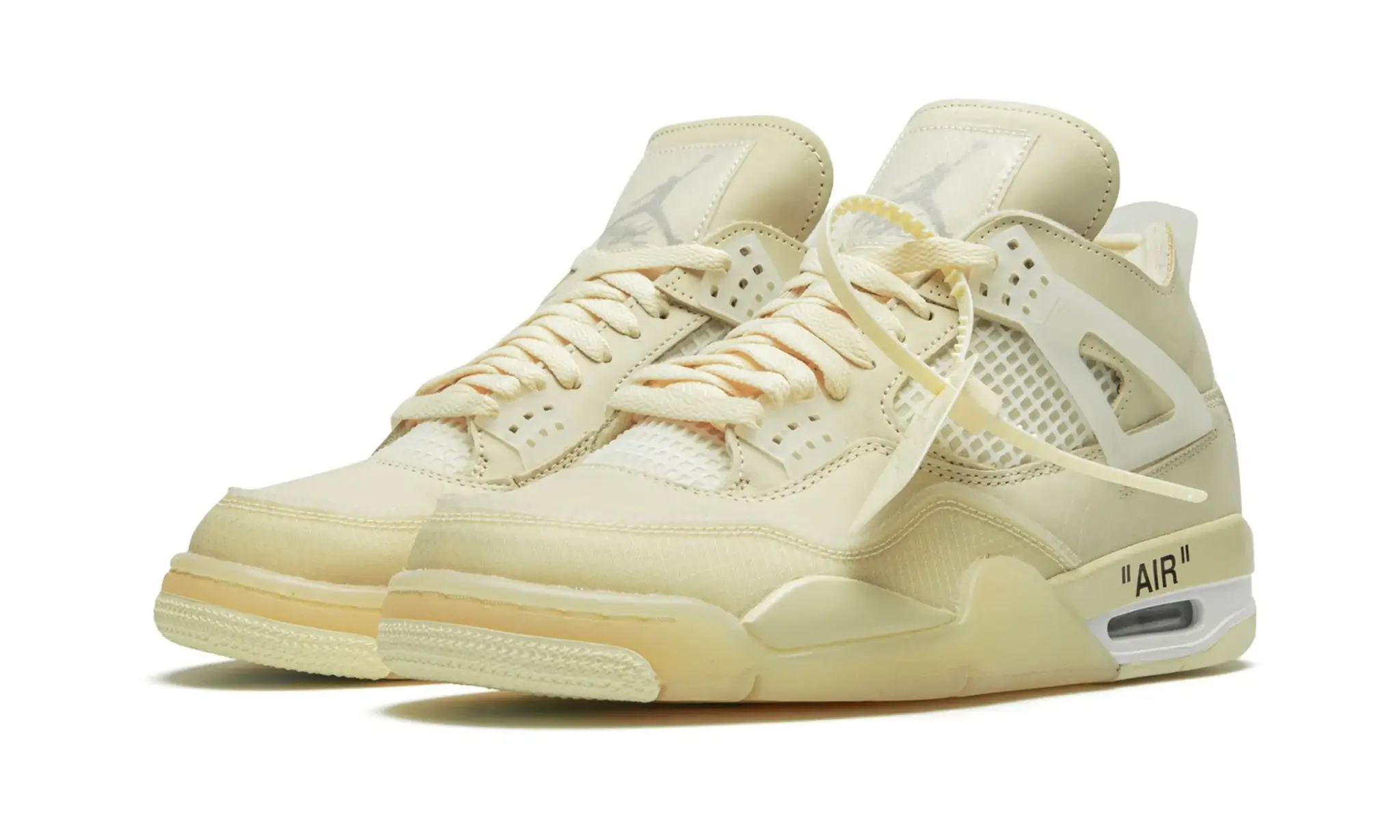 Tênis Air jordan 4 x Off-White "Sail" - CV9388-100 - Image 2