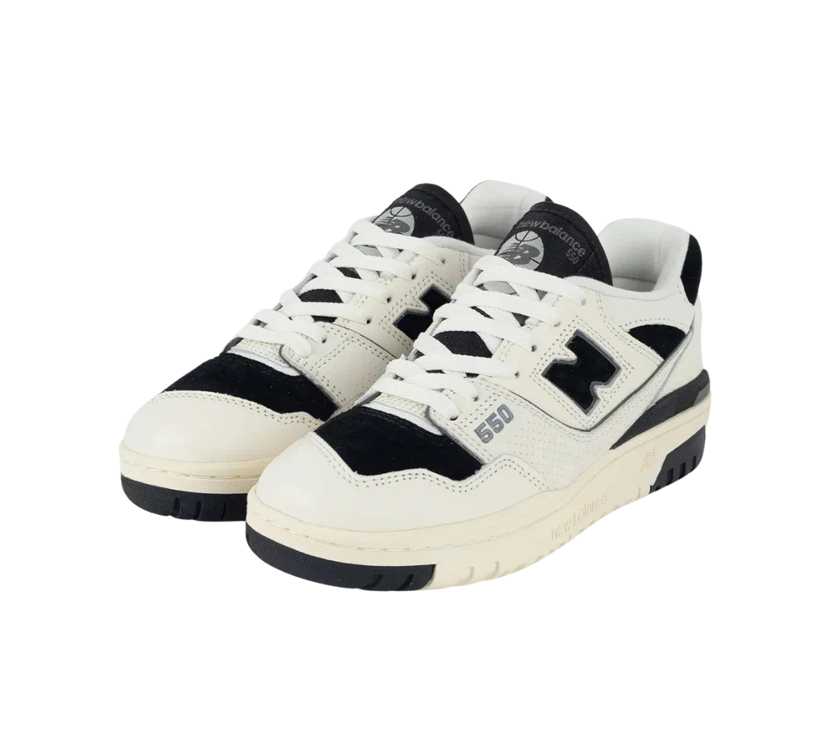 Tênis New Balance 550 'Sea Salt Black' Preto / Branco - BB550LEG - Image 4