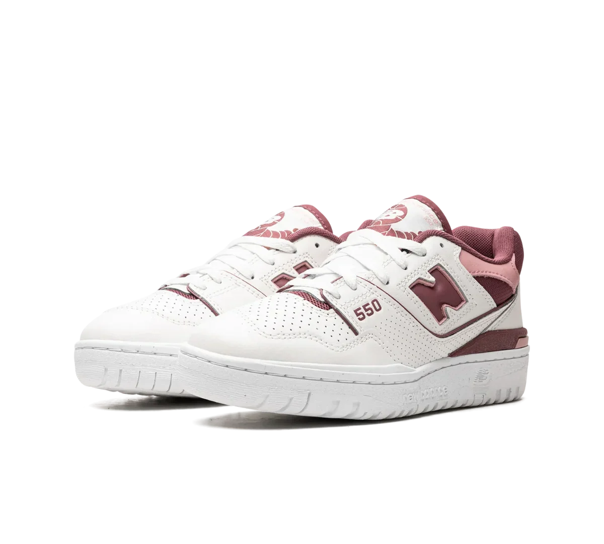 Tênis New Balance 550 'Washed Burgundy' Bordô - BBW550DP - Image 3