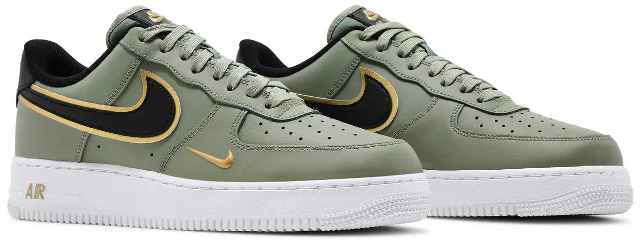 Tênis Nike Air Force 1 '07 LV8 Metallic Swoosh Pack - Oil Green - DA8481-300 - Image 5