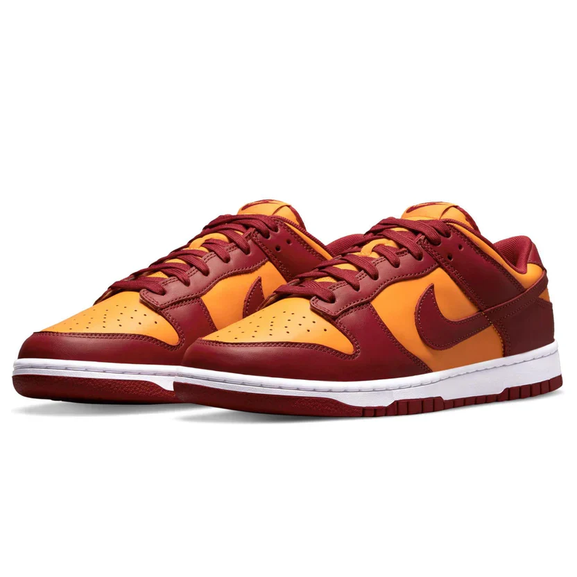 Tênis Nike Dunk Low "Championship Gold" Vermelho / Amarelo - DD1391-701 - Image 2