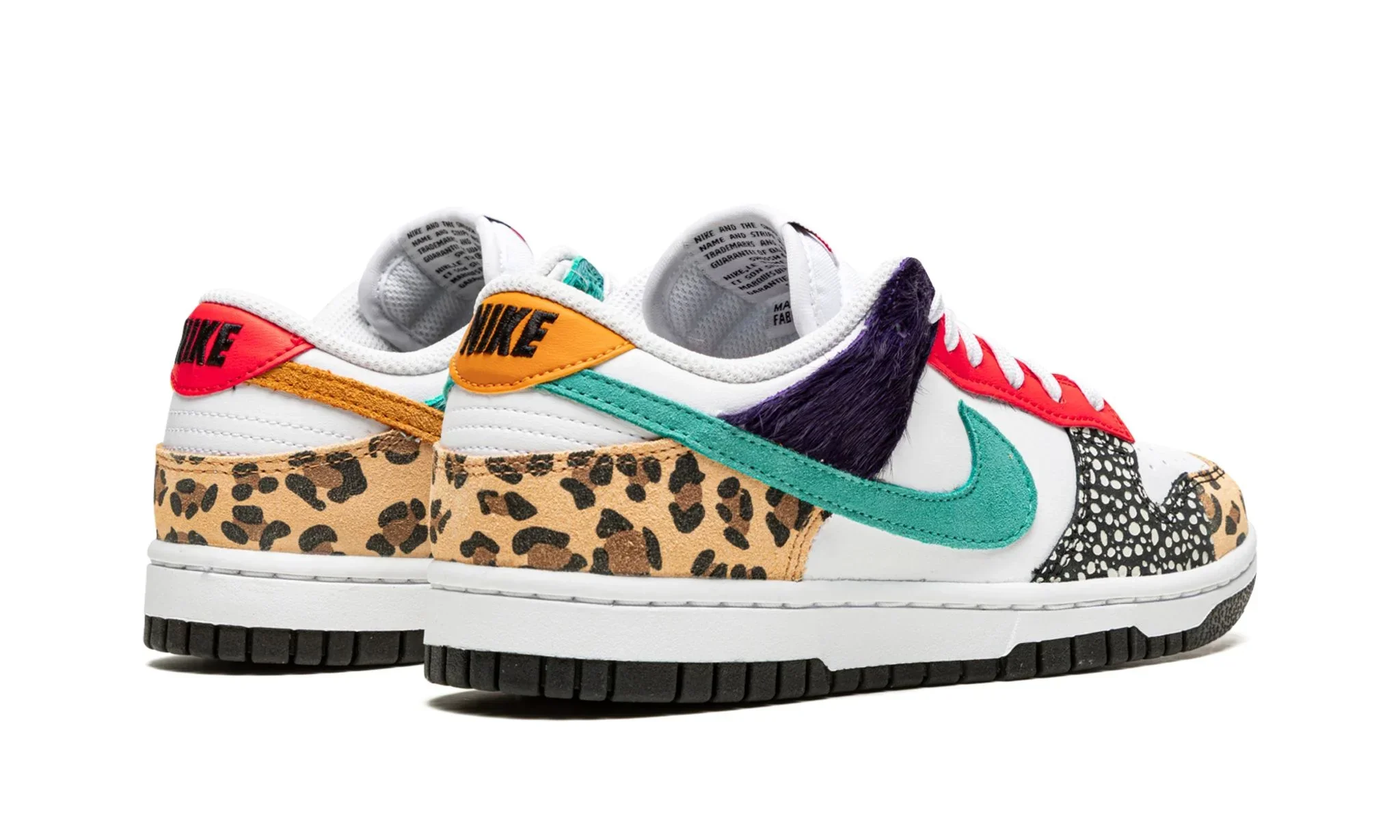 Tênis Nike Dunk Low Feminino "Animal Print" Colorido - DN3866-100 - Image 3