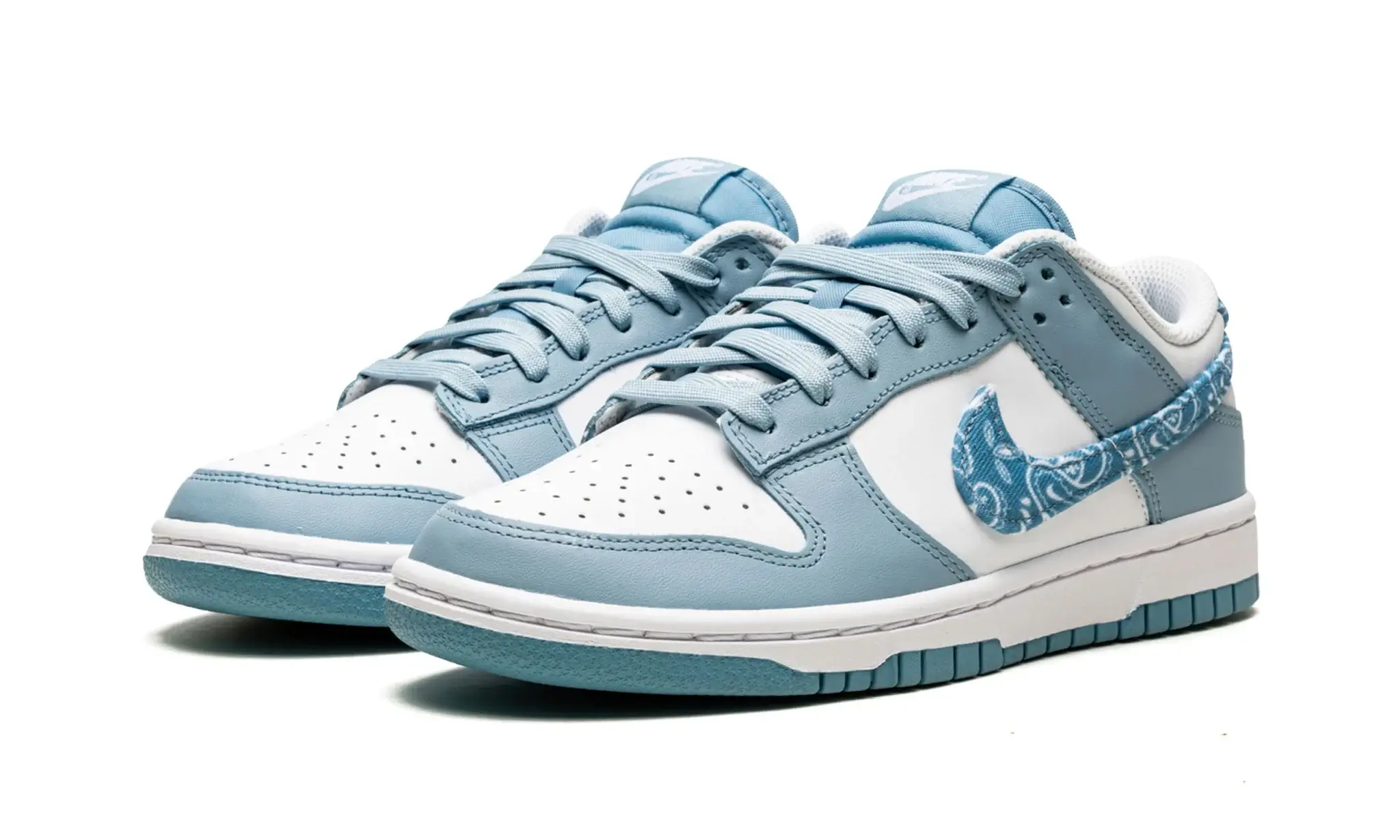 Tênis Nike Dunk Low Feminino "Blue Paisley" Azul / Branco - DH4401-101 - Image 2