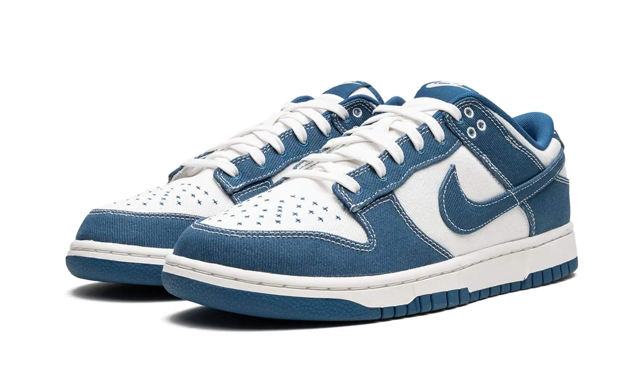 Tênis Nike Dunk Low "Sashiko industrial Blue" Azul - DV0834-101 - Image 2
