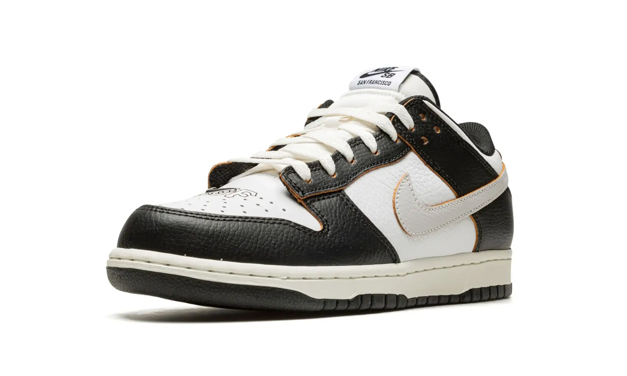 Tênis Nike Dunk Low SB x HUF "San Francisco" Preto / Branco - FD8775-001 - Image 4